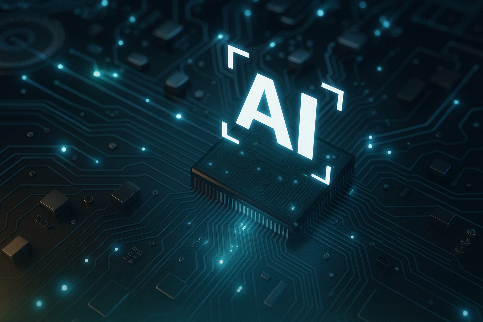 AIが副業をサポートする様子